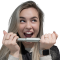 Pacientka Smile Centrum Stomatologie s krásným úsměvem